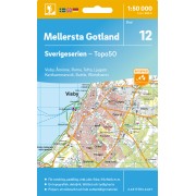 12 Mellersta Gotland Sverigeserien 1:50 000